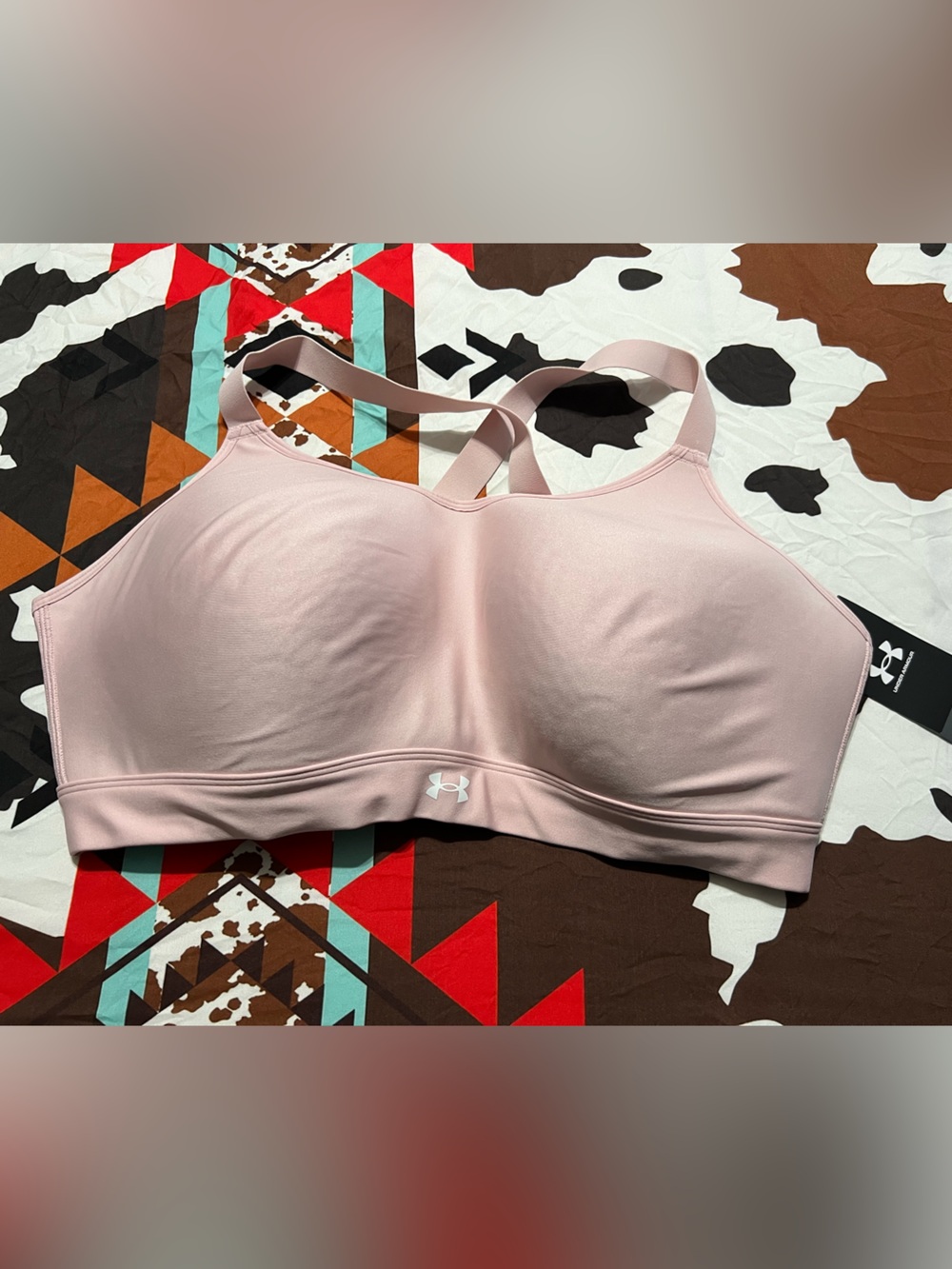 Under Armour Blush Pink Padded Sports Bra